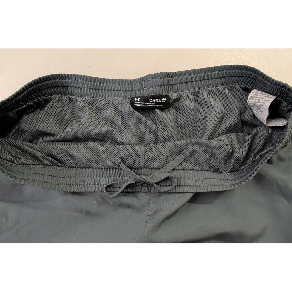 Under Armour Vital Woven Track Pants Mens 3XL Tall Gray Loose Fit Mesh Lined - Picture 6 of 10
